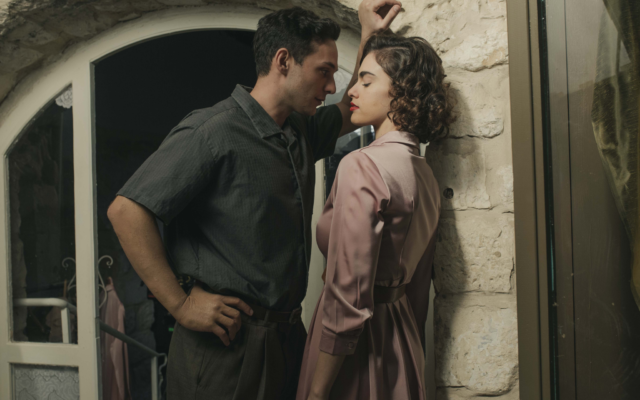 Actors Swell Ariel and Israel Ogalbo in 'The Beauty Queen of Jerusalem,' a new historical drama from Yes Studios (Courtesy Nati Levi)