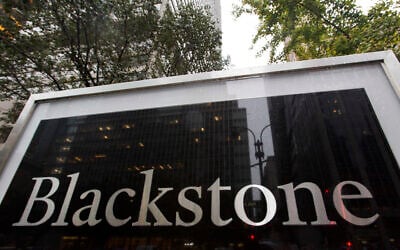 A sign for The Blackstone Group L.P. investment firm in front of its offices, October 15, 2018, in New York. (AP Photo/Mark Lennihan) A sign for The Blackstone Group L.P. investment firm in front of its offices, October 15, 2018, in New York. (AP Photo/Mark Lennihan)