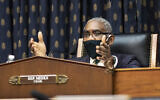 Rep. Gregory Meeks, D-N.Y., speaks during the House Committee on Foreign Affairs hearing on the administration foreign policy priorities on Capitol Hill on Wednesday, March 10, 2021, in Washington. (Ting Shen/Pool via AP)