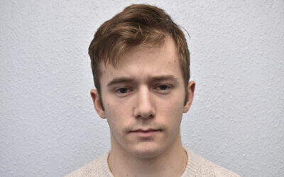 This photo provided by the Metropolitan Police shows Benjamin Hannam. (Metropolitan Police via AP)