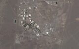 This satellite photo provided from Planet Labs Inc. shows Iran's Natanz nuclear facility on Wednesday, April 14, 2021. Iran began enriching uranium Friday, April 16, 2021, to its highest level ever at Natanz, edging closer to weapons-grade levels to pressure talks in Vienna aimed at restoring its nuclear deal with world powers after an attack on the site. (Planet Labs via AP)