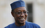 In this January 13, 2020, photo, Chad's President Idriss Deby Itno arrives at the G5 Sahel summit in Pau, southwestern France (Regis Duvignau/Pool Photo via AP, File)
