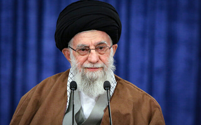 File: Supreme Leader Ayatollah Ali Khamenei delivers a message for the Iranian New Year, or Nowruz, in Tehran, Iran, Saturday, March 20, 2021 (Office of the Iranian Supreme Leader via AP) File: Supreme Leader Ayatollah Ali Khamenei delivers a message for the Iranian New Year, or Nowruz, in Tehran, Iran, Saturday, March 20, 2021 (Office of the Iranian Supreme Leader via AP)