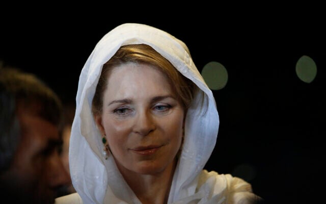 Queen Noor of Jordan attends a ceremony in Bosnia and Herzegovina, July 11, 2015. (Amel Emric/AP)
