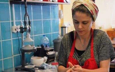 Ariel Pollock Star makes bagels for her small business, Little City Bagels, which is part of the baking collaborative she launched, Lehem Zeh. (Courtesy)