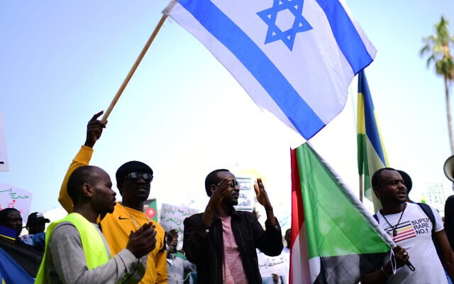 Sudanese demonstrate in support of their people in Sudan, in south Tel Aviv, on April 13, 2019. (Tomer Neuberg/ Flash90 /File) Sudanese demonstrate in support of their people in Sudan, in south Tel Aviv, on April 13, 2019. (Tomer Neuberg/ Flash90 /File)