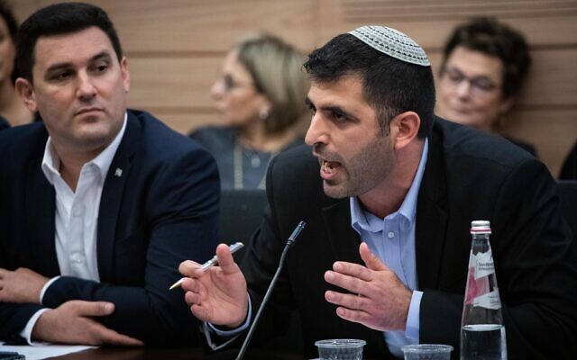 Likud MK Shlomo Karhi at the Arrangements Committee meeting in the Knesset, in Jerusalem on January 13, 2020. (Hadas Parush/Flash90)