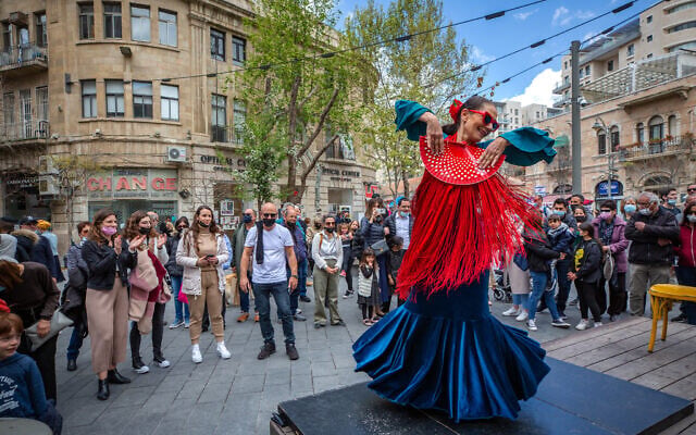 Jerusalem during the Passover holiday, March 31, 2021 (Olivier Fitoussi/Flash90) Jerusalem during the Passover holiday, March 31, 2021 (Olivier Fitoussi/Flash90)