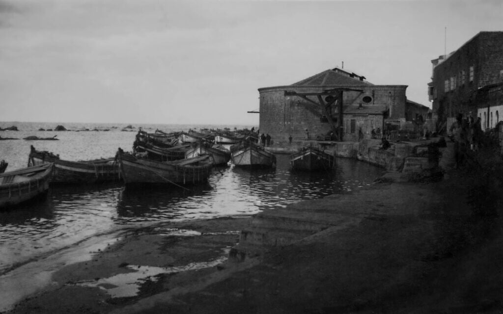 Jaffa Port, circa 1921-1926. (Courtesy of Nazarian Library, University of Haifa)