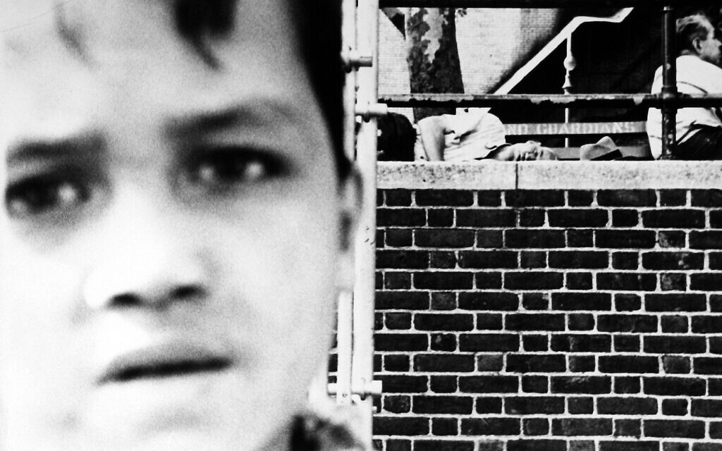 'Kid + Homeless,' by William Klein. printed circa 1955. (Howard Greenberg Gallery, New York/ William Klein/ The Jewish Museum)