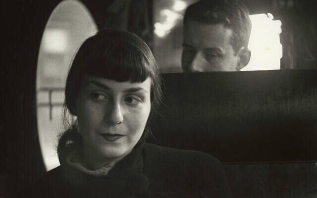 'Dick and Adele,' by Saul Leiter, circa 1947, printed 2005. (Saul Leiter Foundation/ courtesy Howard Greenberg Gallery/ The Jewish Museum)