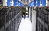 An illustrative image of a Microsoft data center (Courtesy)