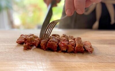 Israeli startup Chunk Foods uses fermentation technology to create alterative protein meat-like products (Courtesy)