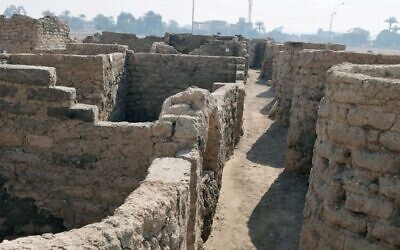 The newly discovered 'lost city' near Luxor in Egypt (Courtesy/ Zahi Hawass Center For Egyptology)