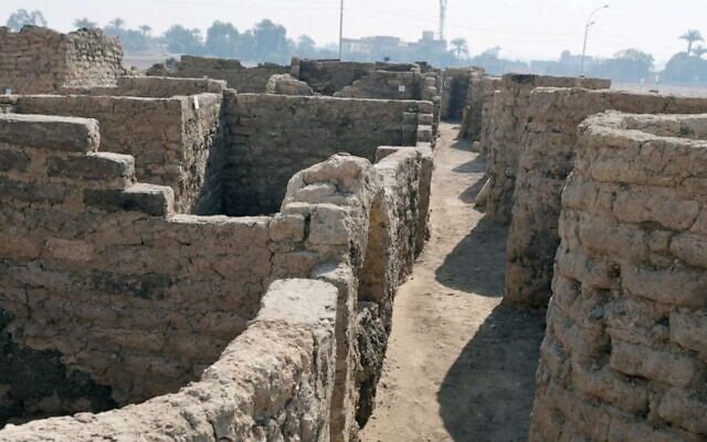 The newly discovered 'lost city' near Luxor in Egypt (Courtesy/ Zahi Hawass Center For Egyptology) The newly discovered 'lost city' near Luxor in Egypt (Courtesy/ Zahi Hawass Center For Egyptology)