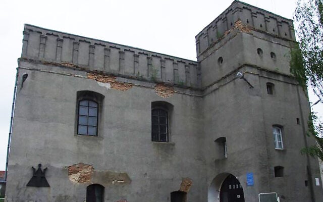 The former Great Synagogue of Lutsk, Ukraine. (The Center for Jewish Art/Foundation for Jewish Heritage, via JTA) The former Great Synagogue of Lutsk, Ukraine. (The Center for Jewish Art/Foundation for Jewish Heritage, via JTA)