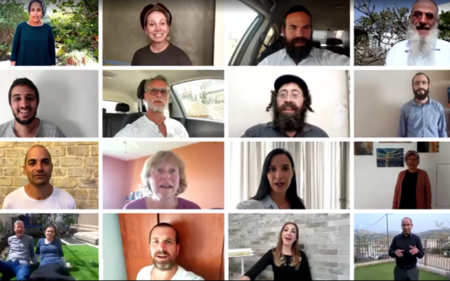 Collage of a number of Matnat Chaim's kidney donors. (Screenshot: Channel 13)