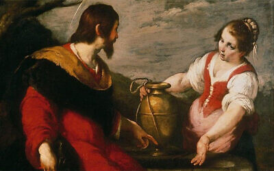 Bernardo Strozzi’s "Christ and the Samaritan Woman at the Well" at the Museum de Fundatie in Zwolle, the Netherlands. (Museum de Fundatie)