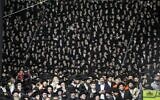 Ultra-Orthodox Jews gather at the grave site of Rabbi Shimon Bar Yochai at Mount Meron in northern Israel on April 29, 2021, as they celebrate the Jewish holiday of Lag B'Omer (JALAA MAREY / AFP)
