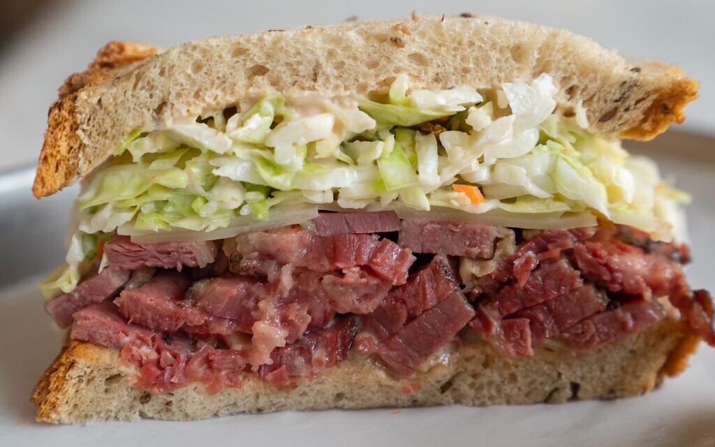 A sandwich from Daughter's Deli in los Angeles. (Courtesy/ via JTA) A sandwich from Daughter's Deli in los Angeles. (Courtesy/ via JTA)