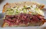 A sandwich from Daughter's Deli in los Angeles. (Courtesy/ via JTA)