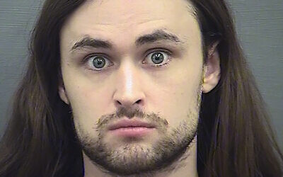 Undated file photo provided by the Alexandria Sheriff's Office shows John Cameron Denton, founder and former leader of a neo-Nazi group called Atomwaffen Division. (Alexandria Sheriff's Office via AP, File)