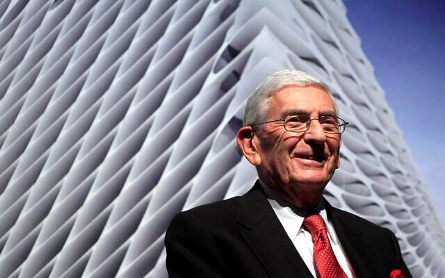 In this Thursday, Jan. 6, 2011, file photo, billionaire Eli Broad attends the unveiling of the Broad Art Foundation contemporary art museum designs in Los Angeles (AP Photo/Jae C. Hong, File) In this Thursday, Jan. 6, 2011, file photo, billionaire Eli Broad attends the unveiling of the Broad Art Foundation contemporary art museum designs in Los Angeles (AP Photo/Jae C. Hong, File)