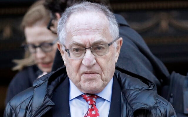In this March 6, 2019 file photo, attorney Alan Dershowitz leaves Manhattan Federal Court in New York. (AP /Frank Franklin II)