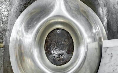 The black stone of the Kaaba in Mecca. (Saudi Arabia General Presidency of the Grand Mosque and the Prophet's Mosque)