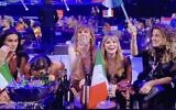 Italy's Maneskin during the live recording of Eurovision 2021. (Screenshot)