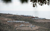 View of the Israeli outpost of Mitzpe Dani in the West Bank on January 17, 2021. (Sraya Diamant/Flash90)
