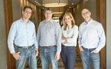 Sunbit co-founders right to left: Prof. Tamir Hazan, Oranit Maizel, Tal Riesenfeld and Arad Levertov (Courtesy)