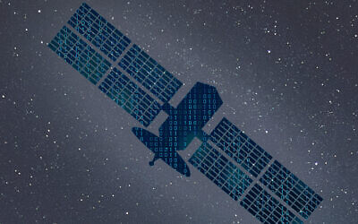 An illustration of IAI's SatGuard’s simulation (Courtesy)