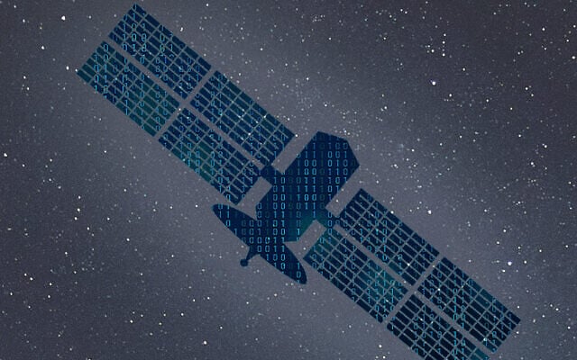 An illustration of IAI's SatGuard’s simulation (Courtesy)