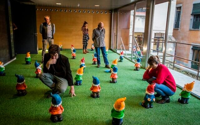 Spanish video artist Alex Rigola's 'MachoMan' installation, will be in place at the upcoming Jerusalem Festival, opening June 3, 2021 (Courtesy Marti Artalejo)