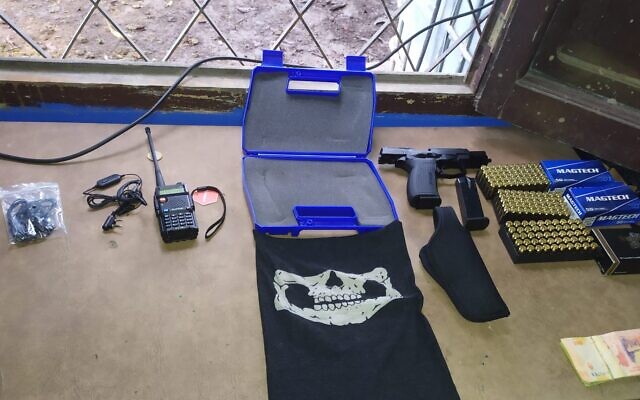 Police found Nazi literature, weapons and other troubling objects during a raid in Tucuman, Argentina. (Tucuman Federal Prosecutor No. 2 via JTA) Police found Nazi literature, weapons and other troubling objects during a raid in Tucuman, Argentina. (Tucuman Federal Prosecutor No. 2 via JTA)