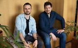 Ron Gura, left, and Yonatan Bergman, the co-founders of the Israeli-US startup Empathy (Courtesy)