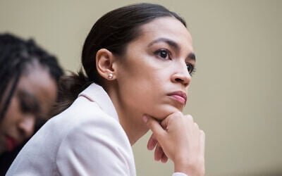 Rep. Alexandria Ocasio-Cortez. (Tom Williams/CQ Roll Call, via JTA)