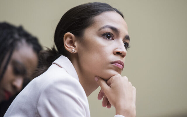 Rep. Alexandria Ocasio-Cortez. (Tom Williams/CQ Roll Call, via JTA) Rep. Alexandria Ocasio-Cortez. (Tom Williams/CQ Roll Call, via JTA)
