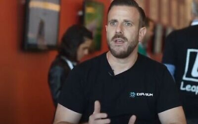 Explorium's co-founder Or Tamir (YouTube screenshot)