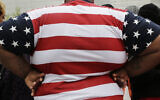 Illustrative: In this May 8, 2014, file photo, an overweight person is seen in New York.  (AP Photo/Mark Lennihan, File)