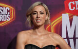 Iliza Shlesinger arrives at the CMT Music Awards at the Bridgestone Arena on June 9, 2021, in Nashville, Tenn. (AP Photo/John Amis)