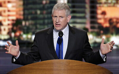 Robert Wexler, President of the S. Daniel Abraham Center for Middle East Peace and former Representative from Florida, addresses the Democratic National Convention in Charlotte, N.C., on Tuesday, Sept. 4, 2012. (AP/J. Scott Applewhite)