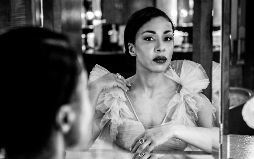 Kathryn Drysdale of Netflix hit 'Bridgerton,' at Claridge’s for the virtual SAG Awards in March 2021, photographed by Blake Ezra (Courtesy Blake Ezra)