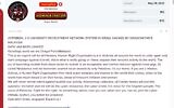 Screen capture of a Malaysian website annoucing the hack of a database containing the details of hundreds of thousands of Israeli students in higher education institutues. (DragaonForce)