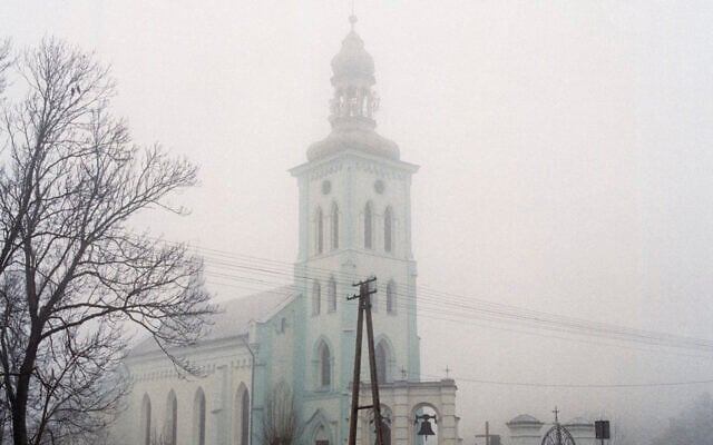 Church where prisoners were kept overnight near the Chelmno death camp, photo taken in 2015. (Marc Wilson)