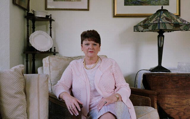 Lilian Black, daughter of Eugene Black, photographed on May 21, 2018, in Leeds, England. (Marc Wilson)