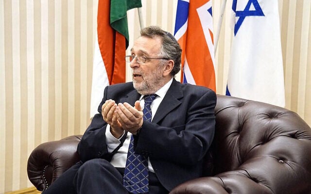 András Heisler is the president of Mazsihisz, an umbrella group of Hungarian Jewish communities. (Courtesy of Mazsihisz via JTA) András Heisler is the president of Mazsihisz, an umbrella group of Hungarian Jewish communities. (Courtesy of Mazsihisz via JTA)