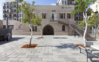 A refurbished Jaffa well house, part of the tours being given for Batim Mibifnim, taking place June 17-19, 2021 (Courtesy Amit Herman)