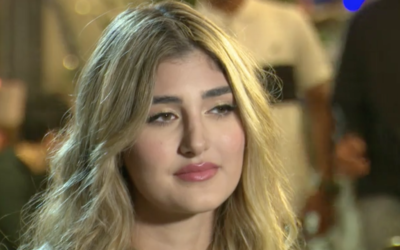 Elsie Doll is interviewed by Channel 12 news on June 23, 2021. (Screen capture/Channel 12)